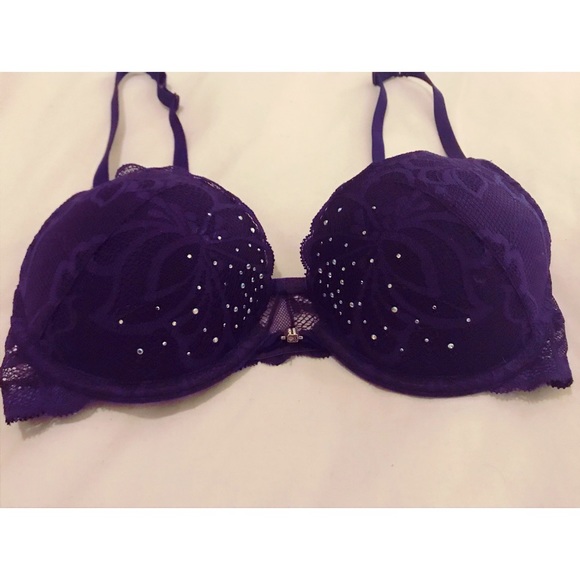 NWOT La Senza Purple Push-Up Bra - Picture 1 of 7